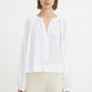 Rodebjer • Casuarina Blouse in White Size Medium